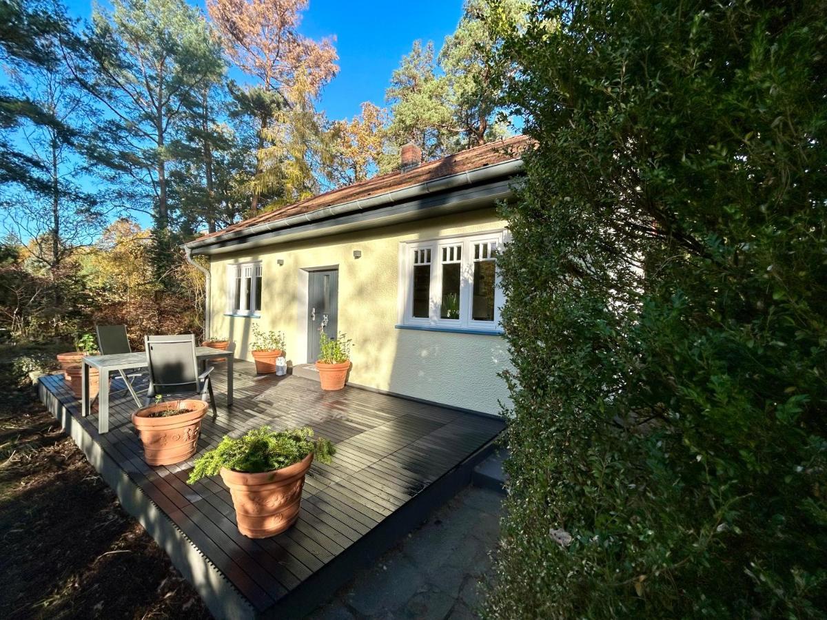 Ferienhaus Im Gruenen Mit Kamin Oranienburg Luaran gambar