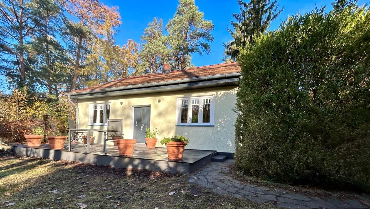 Ferienhaus Im Gruenen Mit Kamin Oranienburg Luaran gambar