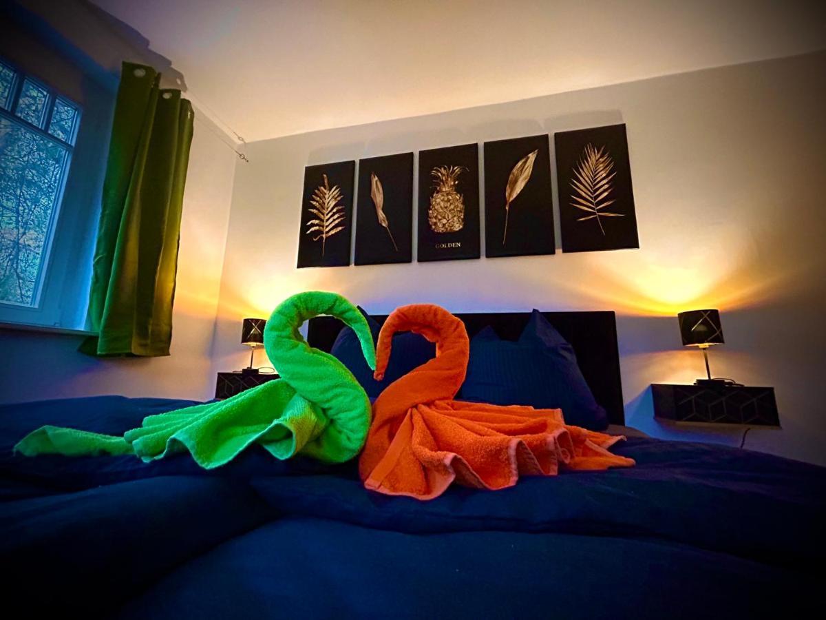 Ferienhaus Im Gruenen Mit Kamin Oranienburg Luaran gambar